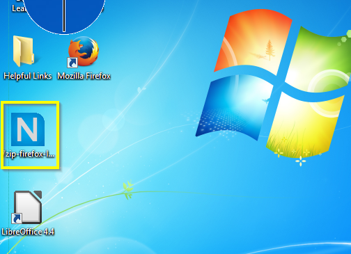 Ninite icon on desktop