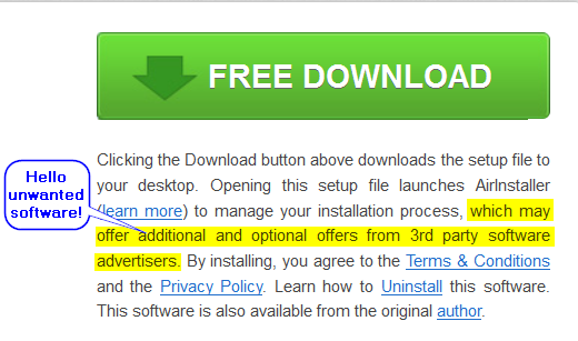 Tricky legalese allowing extra downloads